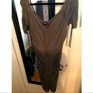 Bebe Olive Green Dress